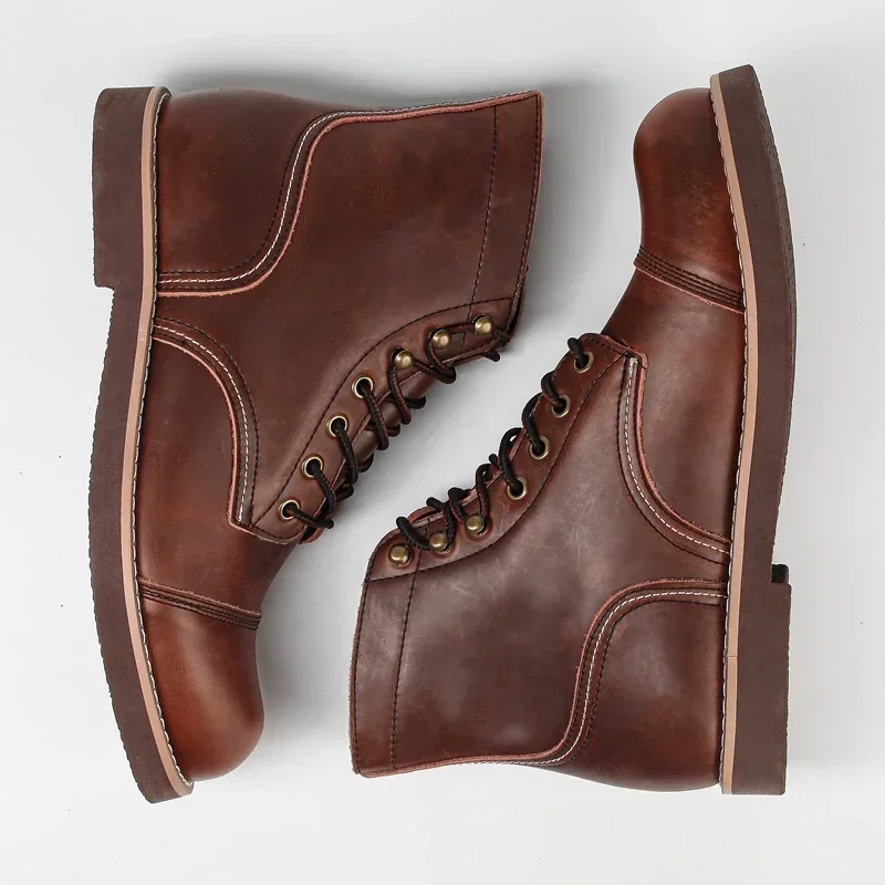 Craft Tools - Bottes de moto en cuir de