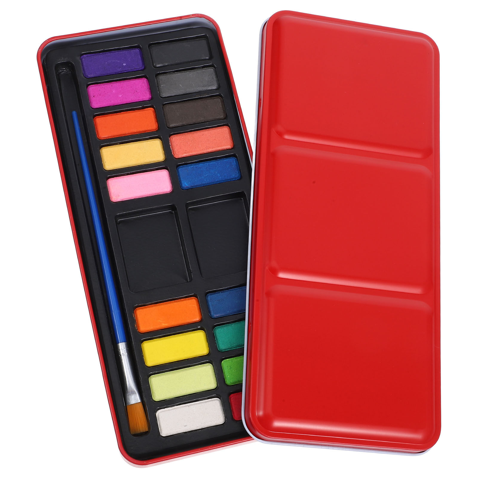 Watercolor Paint Set Solid Pigment - Ensemble de peinture aquarelle 18 couleurs,