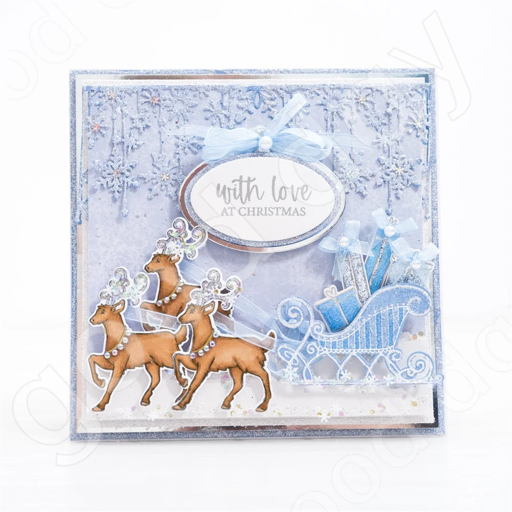 Nouvelle couronne de flocon de - Clear Silicone Stamps For Card Making avis et prix
