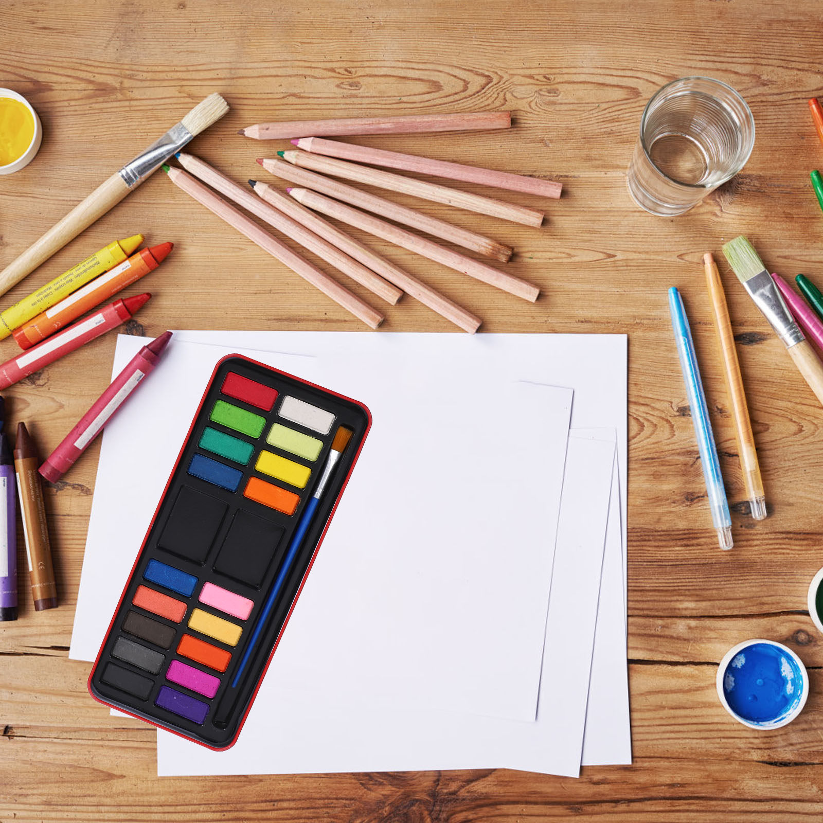 Ensemble de peinture aquarelle - Watercolor Paint Set Solid Pigment avis et prix