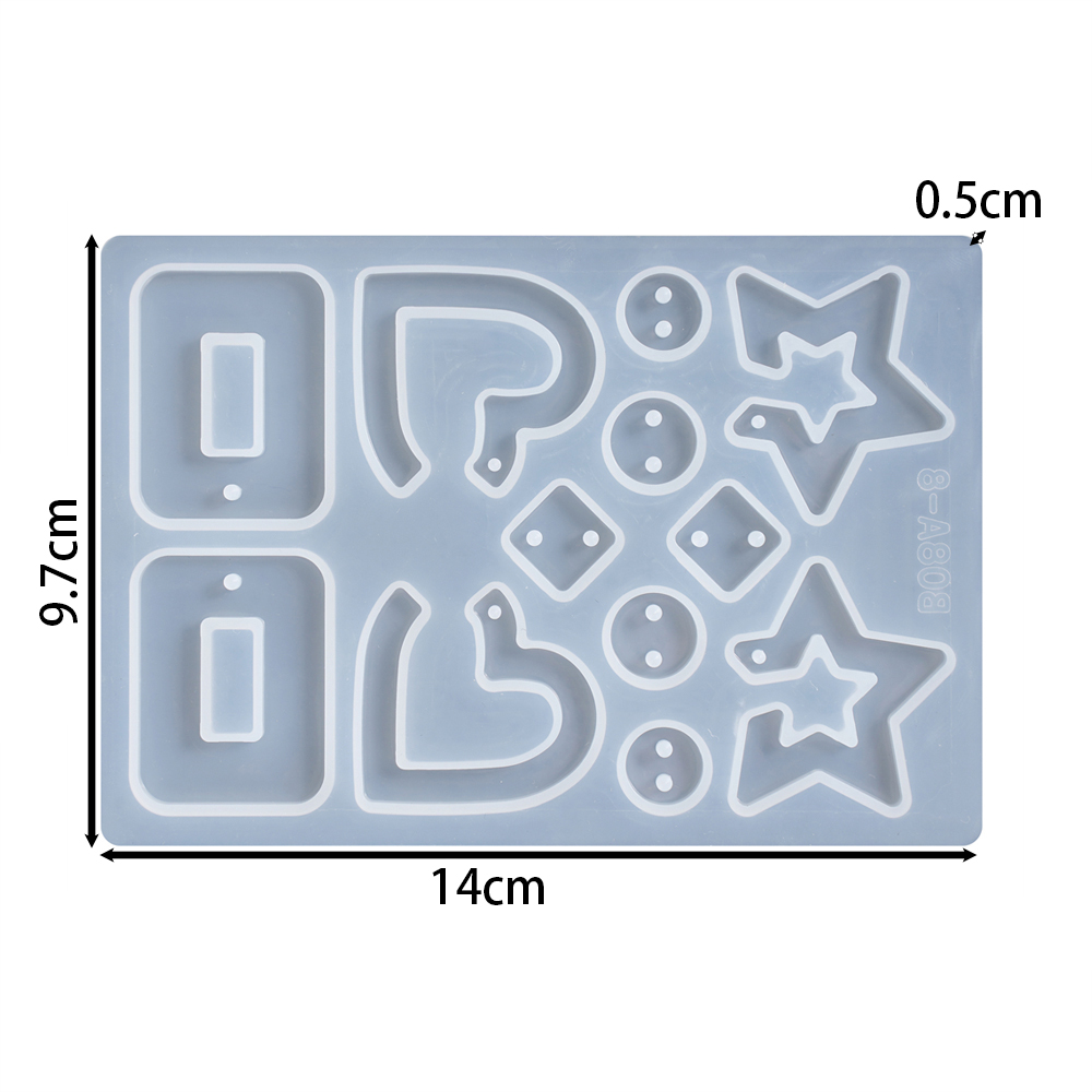 Moule en Silicone pour boucles - Silicone Epoxy Resin Molds Set avis et prix