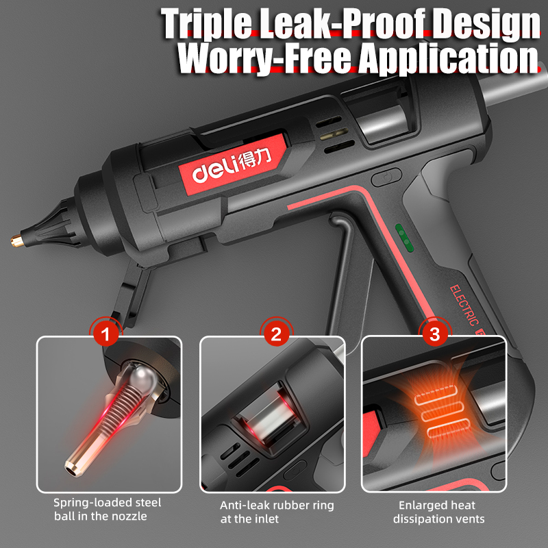 DELI 300W pistolet à colle the - Hot Melt Glue Gun Cordless avis et prix