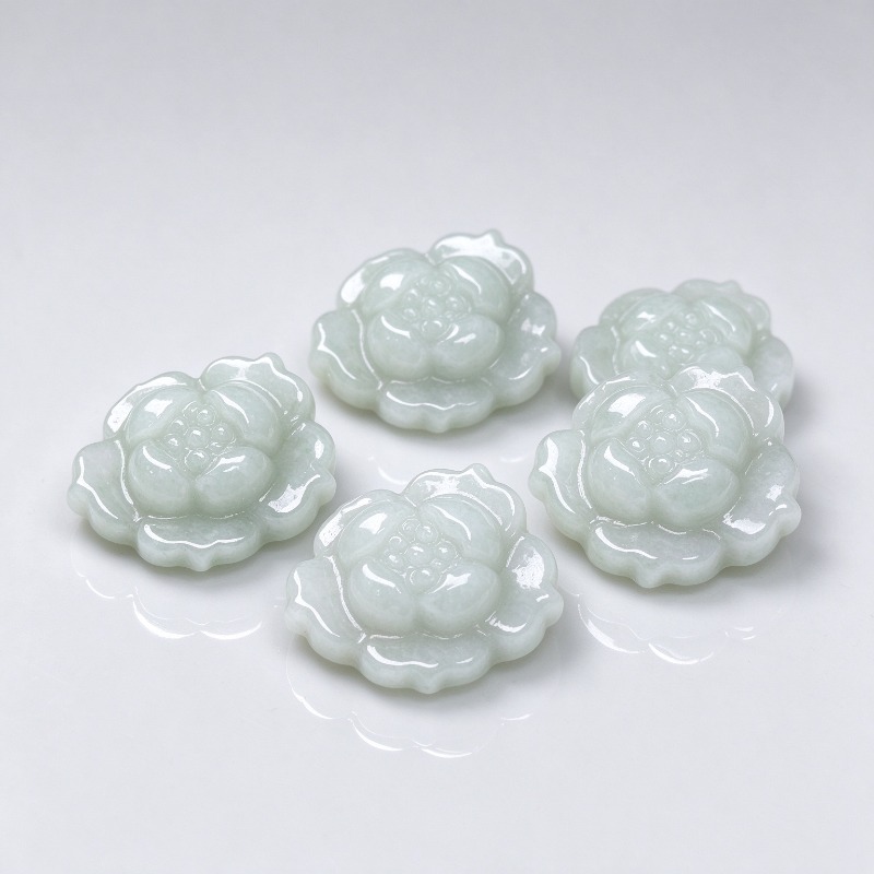 5 pièces, breloques en jade na - Beading avis et prix