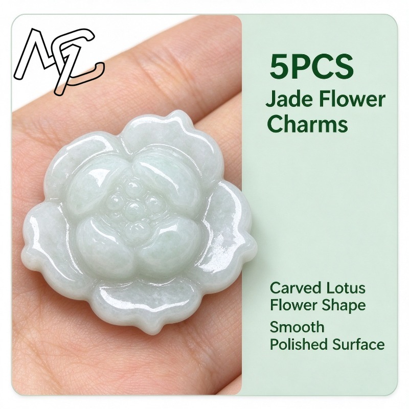 5 pièces, breloques en jade na - Beading avis et prix
