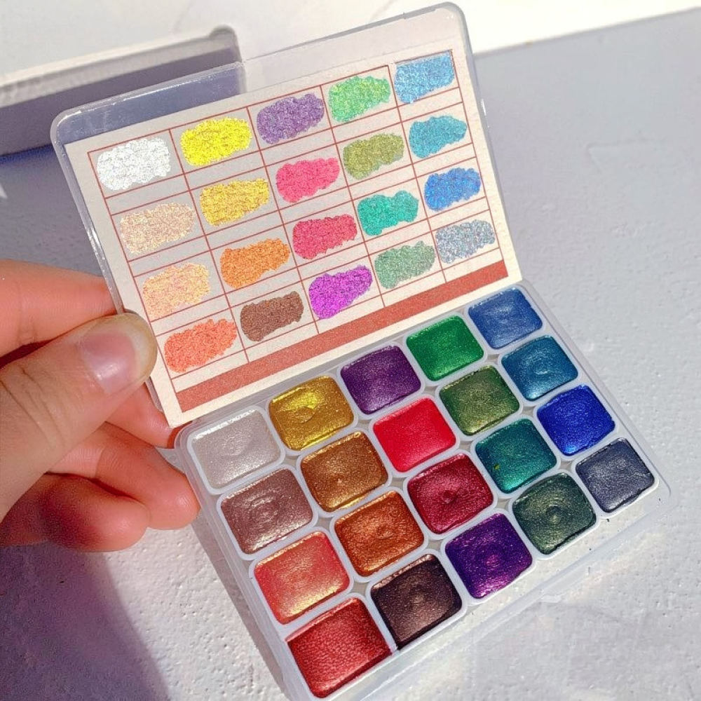 Ensemble de peintures à l’aqua - Watercolor Paint Set Solid Pigment avis et prix