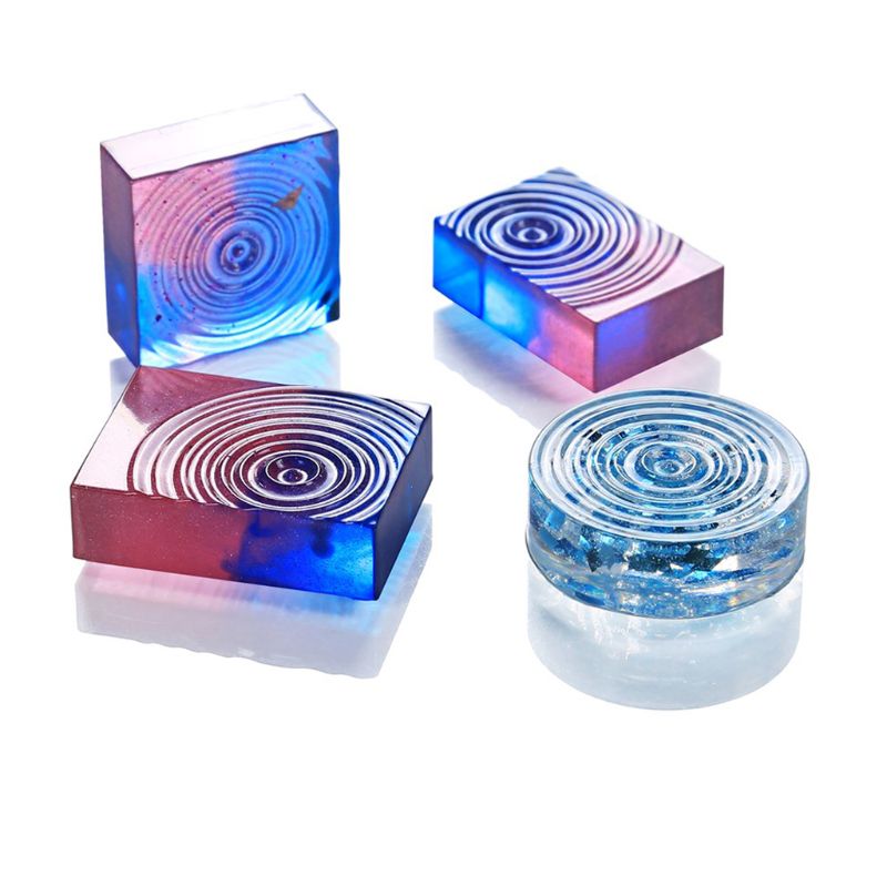 4 pièces/ensemble moules en Si - Silicone Epoxy Resin Molds Set avis et prix